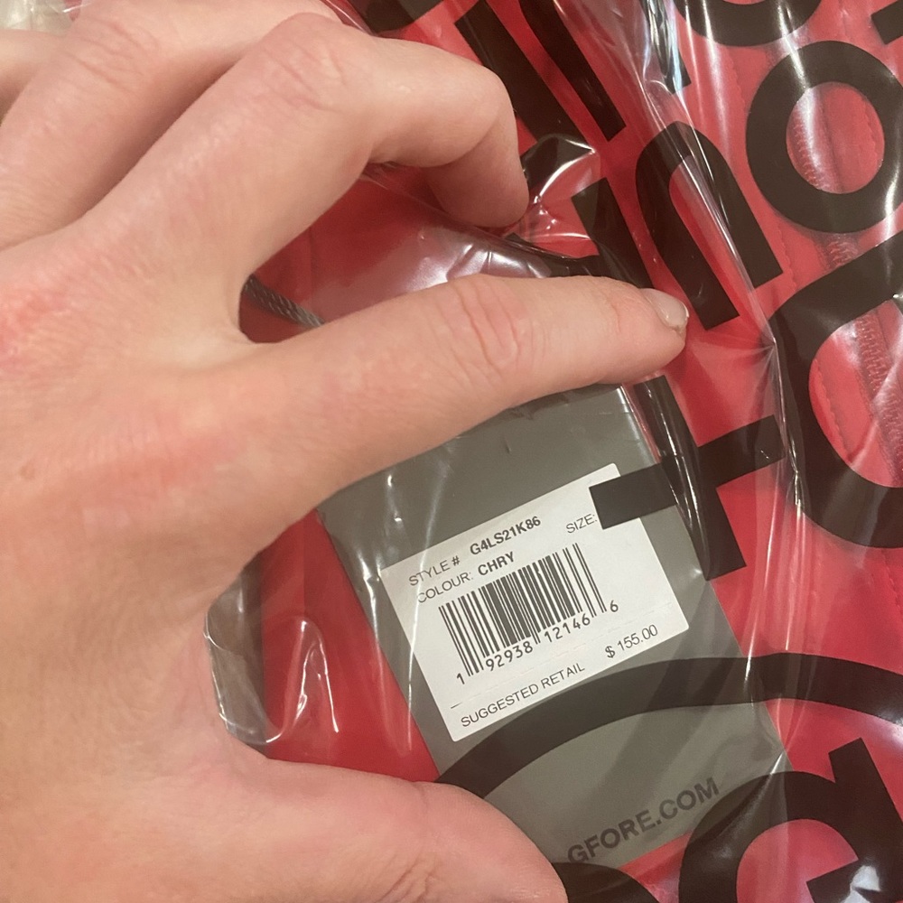 G/Fore cherry red zip up - Picture 4 of 4